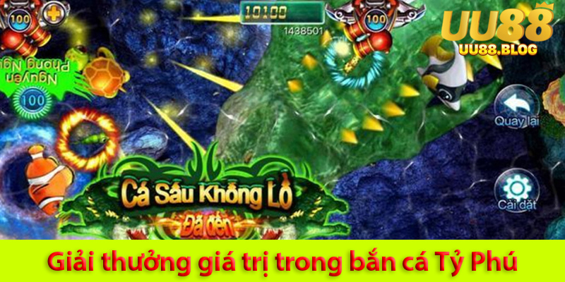 Bắn cá Tỷ phú: Game săn cá lôi cuốn thưởng cực khủng tại UU88